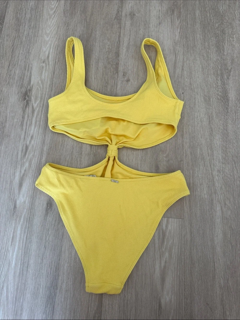 Abercrombie Yellow Swing Suit One Piece Small